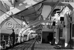New Australia Boat Deck, Tasman Sea June 1953